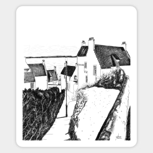 Hie Gait, the Town of Dysart, Fife... in Scotland Sticker